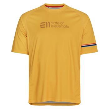 Elevenate M Allmountain Tee Mineral Yellow - Outdoor T-Shirt