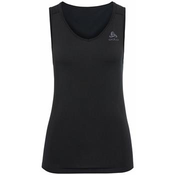 Odlo V-Neck Singlet Performance X-Light Black - Lauf-T-Shirt