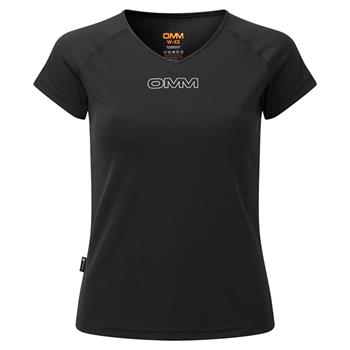 OMM Bearing Tee S/S (w) Black - Lauf-T-Shirt
