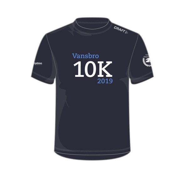 Evenemang Craft Vansbro 10K 2019 T-Shirt Unisex Navy - Laufshirts