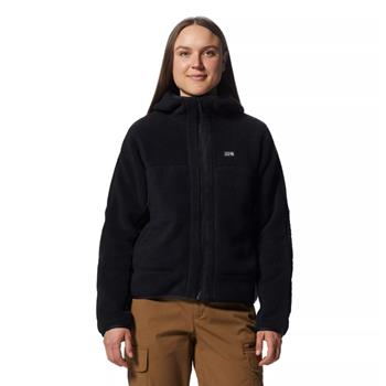 Mountain Hardwear HicampT Fleece Full Zip Hoody Women Black - Damenjacke