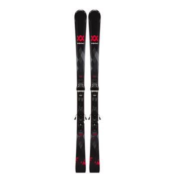 Völkl Deacon X + Marker Vmotion 10 Gw Skidpaket Black/Red - Alpin-Skiset