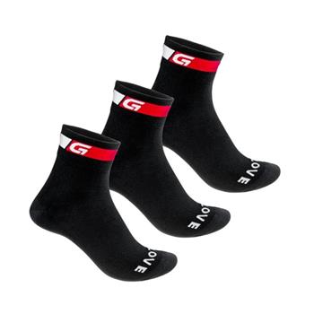 GripGrab Classic Regular Cut Sock 3Pack Black - Socken Damen