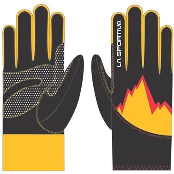 La Sportiva Syborg Gloves L Black/Yellow - Fingerhandschuhe Damen