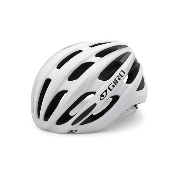 Giro Cykelhjälm Racer Foray Mips White/Silver - Fahrradhelm MTB