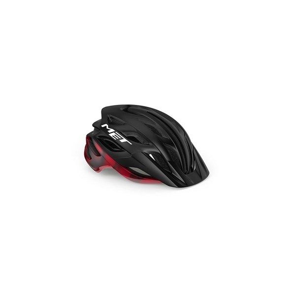 MET Cykelhjälm MTB Veleno Red Black/Red - Fahrradhelm MTB