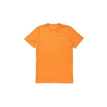 KnowledgeCotton Apparel Back Printed T-Shirt Russet Orange - Outdoor T-Shirt