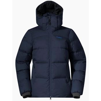 Bergans Lava Warm Down Jacket W/Hood Women Navy Blue