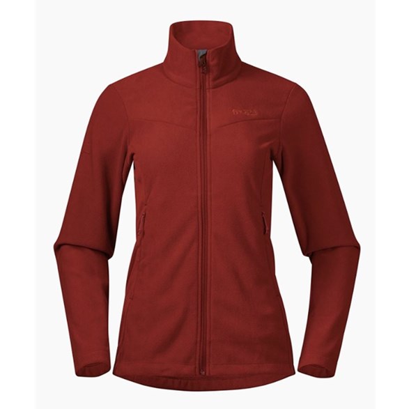 Bergans Finnsnes Fleece W Jacket Chianti Red - Pullover Damen