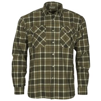 Pinewood Härjedalen Shirt Olive/Khaki - Outdoor Langarmshirt