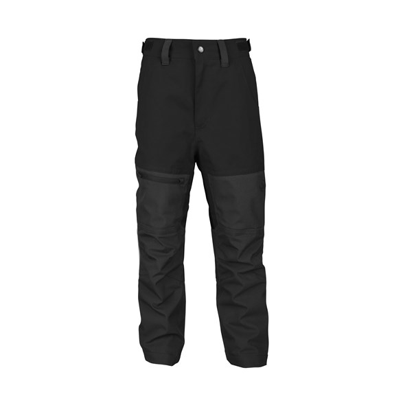 Lindberg Explorer Shell Pants Black - Kinderhosen
