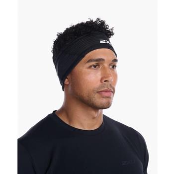 2XU Ignition Headband Silver Reflective Black/Silver Reflective - Stirnband Sport