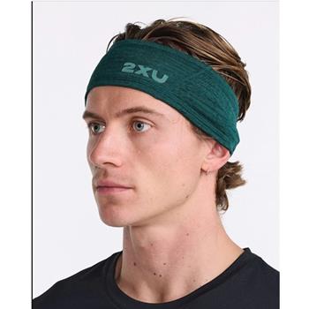2XU Ignition Headband Pine/Pine Reflective - Stirnband Sport