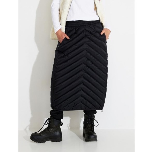 Varg W Tärnaby Winter Skirt Carbon Black - Röcke