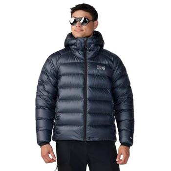 Mountain Hardwear PhantomT Alpine Down Hooded Jacket Blue Slate - Jacke Herren