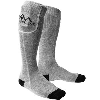 Heat Experience Heated Everyday Socks W/Batt Grey - Socken Damen