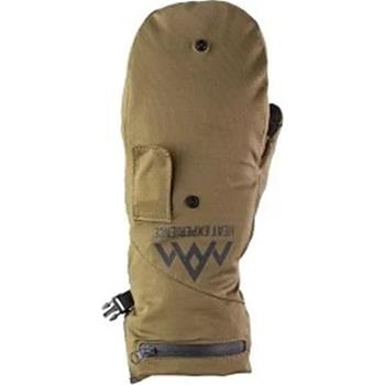 Heat Experience Heated Hunt Pullover Mittens Olive green - Fausthandschuhe Damen