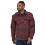 Patagonia M's Insulated Organic Cotton MW Fjord Flannel Shirt Live Oak Sequoia Red - Hemd Herren