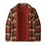 Patagonia M's Insulated Fjord Flannel Jkt Plots/ Burnished Red - Hemd Herren