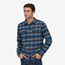 Patagonia M's L/S Fjord Flannel Shirt Independence/ New Navy - Hemd Herren