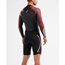 2XU Pro-Swim Run Pro Wetsuit Men Black/Flame Scarlet - Schwimmanzüge