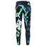 The North Face Women's Ambition Mid Rise Tight  Dazzling Blue Painted Feather Print - Tights Damen
