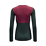 Devold Lauparen Merino 190 Shirt Wmn Beetroot/Woods/Ink - Merinounterhemd Damen