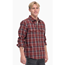Bergans Tovdal Shirt Amarone Red/Dark Shadow Grey Check - Hemd Herren
