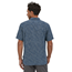 Patagonia M's Back Step Shirt  Ikat Net Stone Blue - Hemd Herren