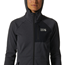 Mountain Hardwear POLARTEC POWER GRID Full Zip Hoody Jacket Women Blue Slate Heat