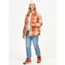 Marmot Wm's Ridgefield Sherpa Lined Flannel Jacket Grapefruit - Damenjacke