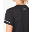 2XU Aero Tee Black/Silver Reflective - T-Shirt, Damen