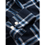 KnowledgeCotton Apparel Relaxed Indigo Checkered Shirt - Gots/Vegan Navy Check - Hemd Herren