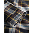 KnowledgeCotton Apparel Big Checked Heavy Flannel Overshirt Blue Check