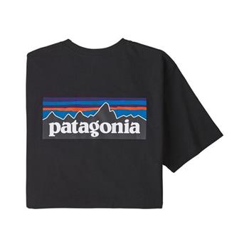 Patagonia M's P-6 Logo Responsibili-Tee Black - Outdoor T-Shirt