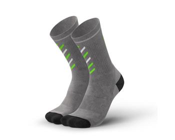 Incylence Merino Rise Socks Grey Green - Laufsocken
