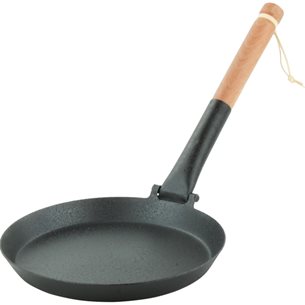 Hällmark Fry Pan Ø 21 Cm Black/Wood 21 Cm - Grillpfanne