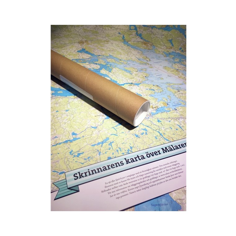 Calazo Skrinnarens Väggkarta Skärgården - Landkarte