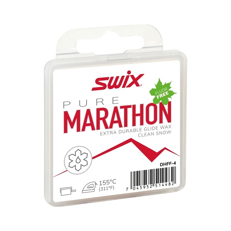 Swix Marathon White Fluor Free ,40g - Gleitwachs