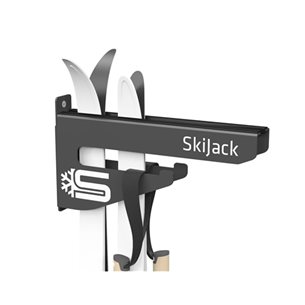 SkiJack Grey Skidhållare Vägg - Skiträger