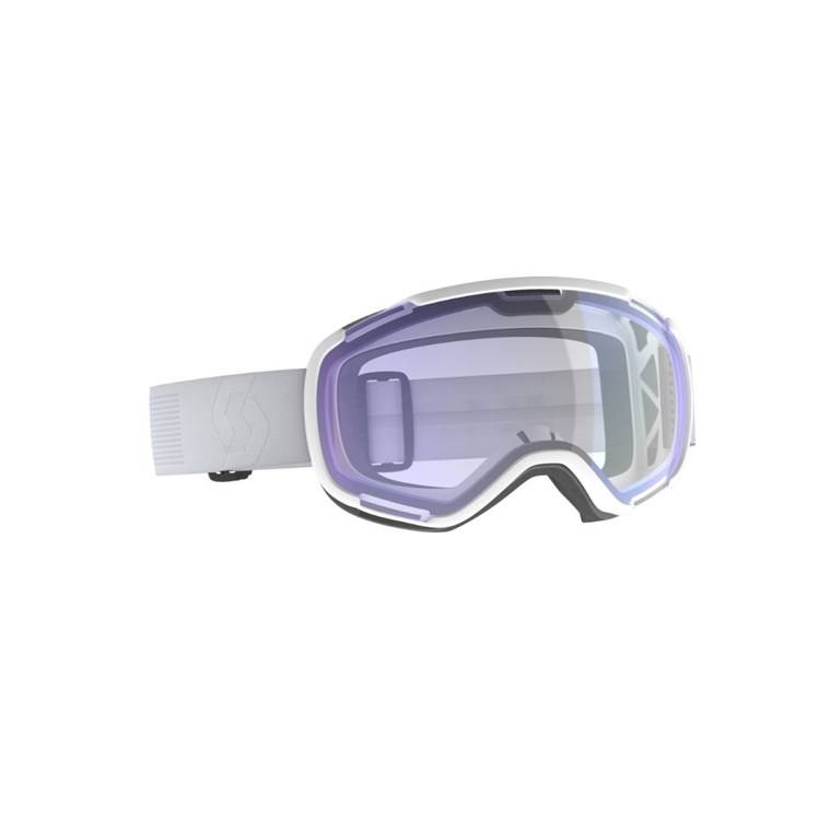 Scott Sco Goggle Faze II Mineral White/Illuminator Blue Chrome - Skibrille