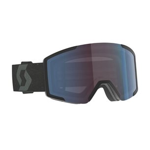 Scott Sco Goggle Shield + Extra Lens Mineral Black/Enhancer Blue Chrome - Skibrille