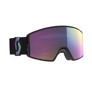 Scott Sco Goggle React Black/Aurora Green/Enhancer Teal Chrome - Skibrille