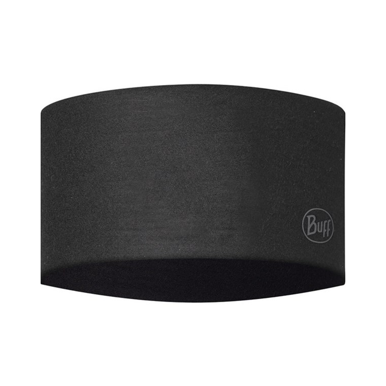 Buff CoolNet UV + Headband Solid Black - Stirnband Sport