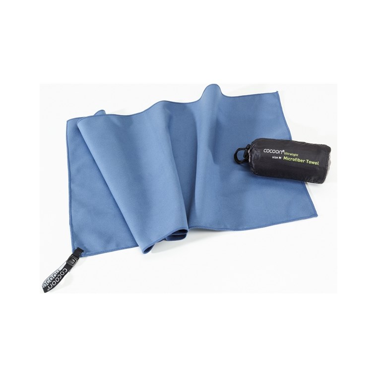 Cocoon Microfiber Towel Ultralight Medium Fjord Blue - Handtücher