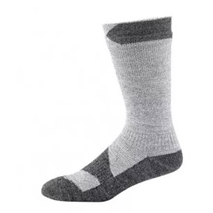 Sealskinz Walking Thin Mid Grey Marl/Dark Grey Marl - Outdoor Socken