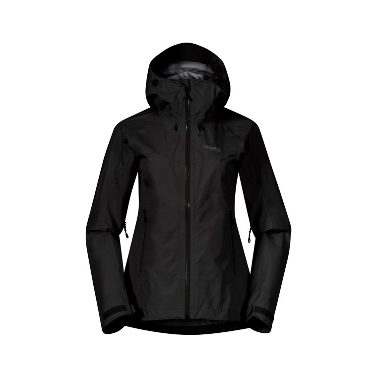 Bergans Skar Light 3L Shell Jacket Women Black - Damenjacke