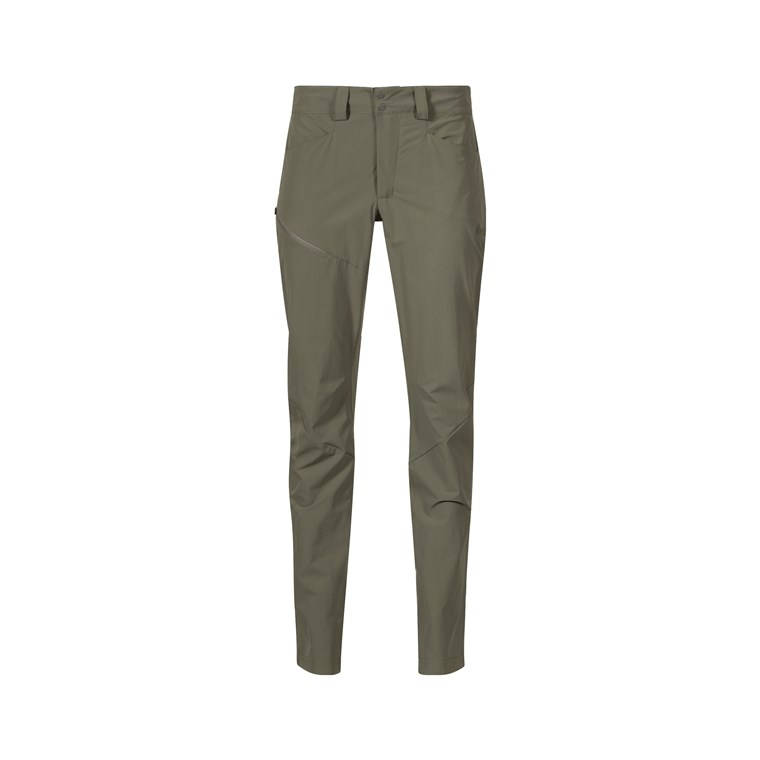 Bergans Vandre Light Softshell Pants Women Green Mud - Outdoor-Hosen