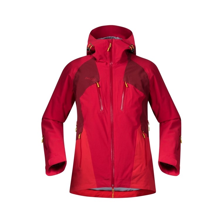 Bergans Oppdal Ins Lady Jacket Red/Burgundy/Red