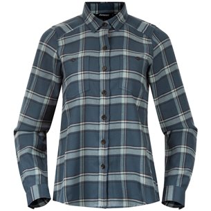 Bergans Tovdal W Shirt  Orion Blue/Misty Forest Check - Hemd Damen
